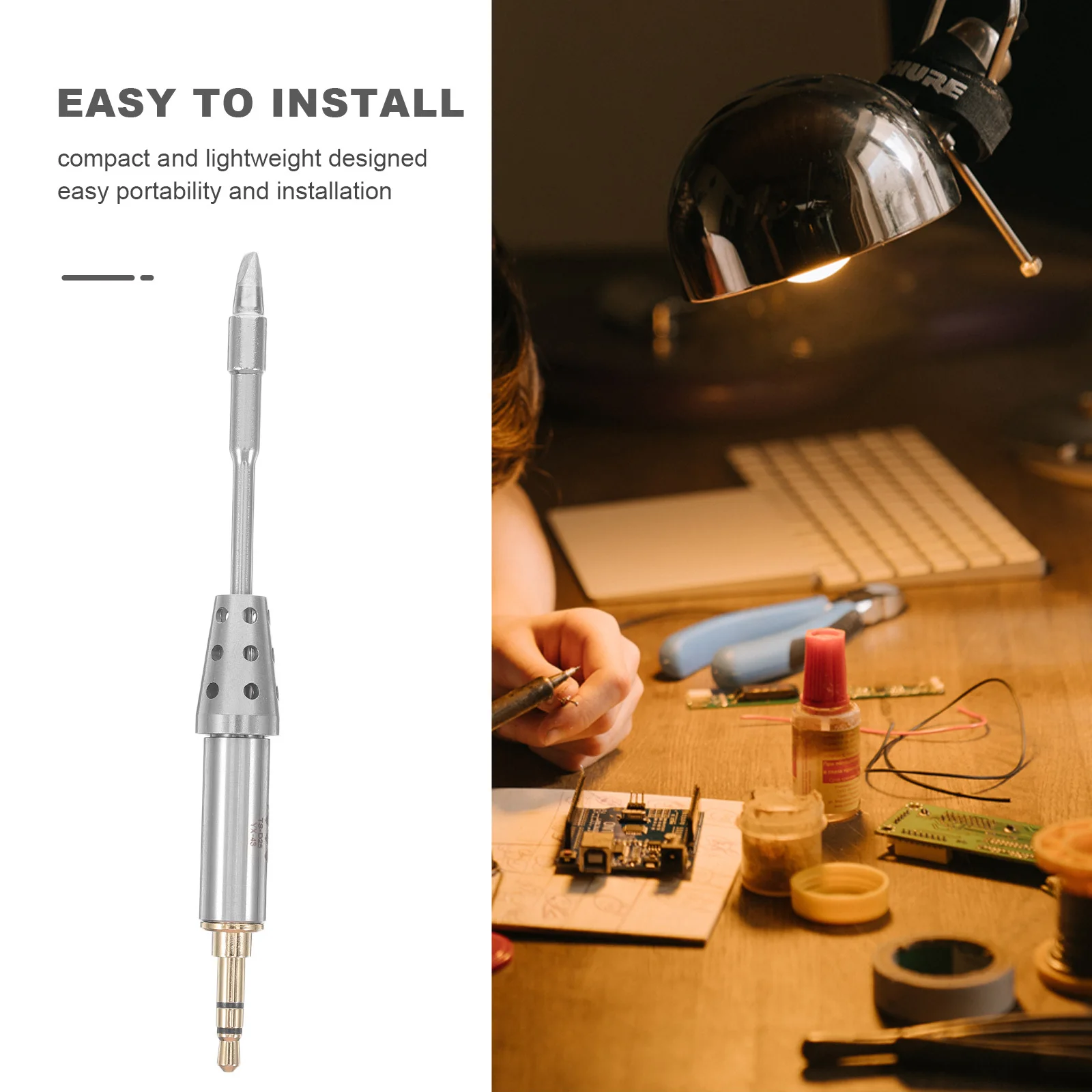 Ts80p Ts80 무선 납땜 인두용 교체용 납땜 팁, 파인틸 용접 납땜 인두 헤드 액세서리