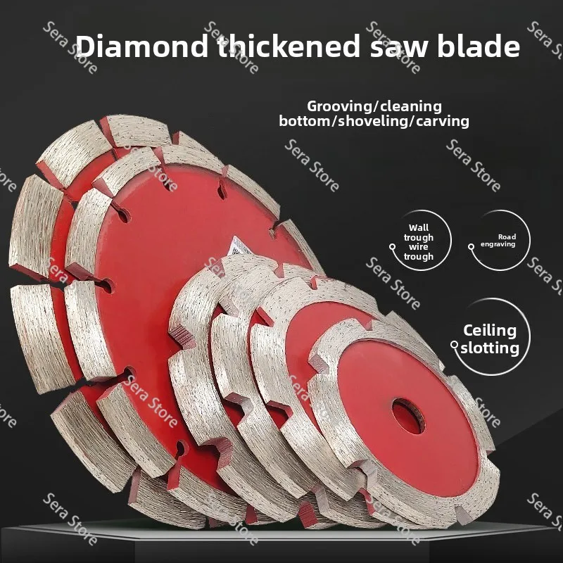 125mm Diamond Saw Blade for Concrete, Marble, Granite, and Masonry Cutting, 3/4/6/10mm Thickness Slotting Disc