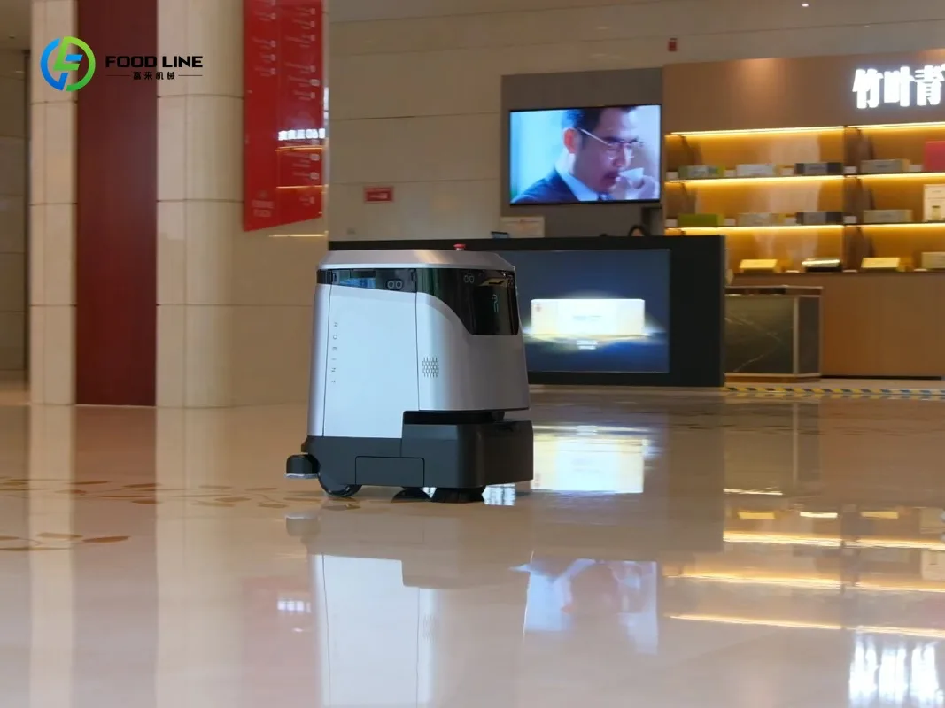 Pembersih Lantai Robotik Komersial - Menyapu, Menggosok, Menyedot Debu, 576 ㎡ /h Efisiensi & Pengisian Ulang Otomatis