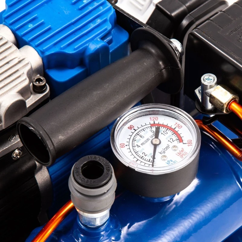 Kompresor Udara Baterai Lithium Tanpa Sikat, Pompa Kompresor Udara Portabel Tanpa Oli Bertekanan Tinggi 1.5L untuk Pengisi Ban Mobil