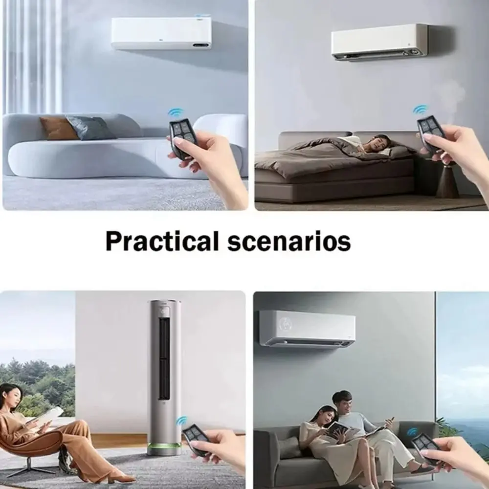 Universal Air Conditioner Remote Control Compatible with All Major Air Conditioner Brands and Models