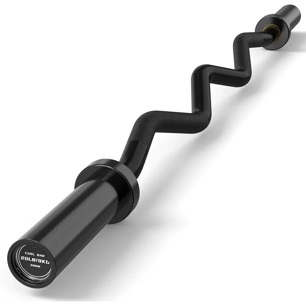 

Home Gym Adjustable Curl Bar with 4t/6.2t Weight Plates, 500lb/700lb Capacity