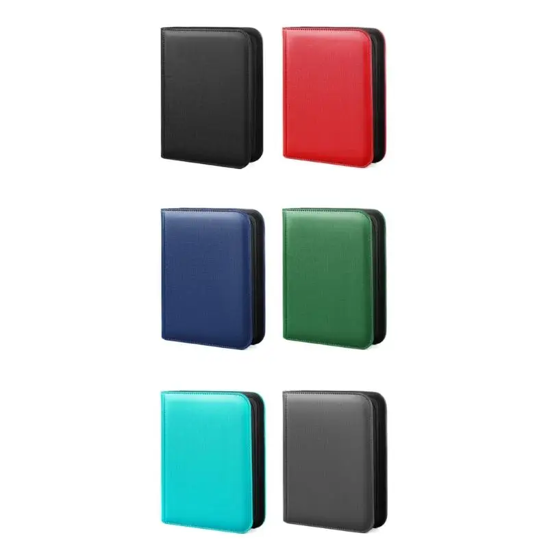 

Чехол для коллекционных карточек из полиуретана защищает 160 торговых карточек от повреждений благодаря 160 слотам и боковому