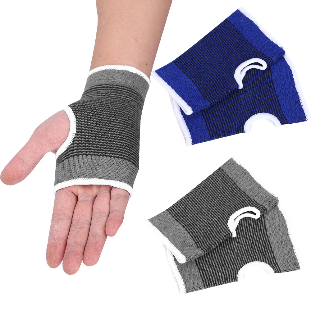 Wrist Protector Wristband 1Pair Elastic Wristband Wrist Palm Brace Carpal Basketball Football Sports Gym Protector Wrist Brace
