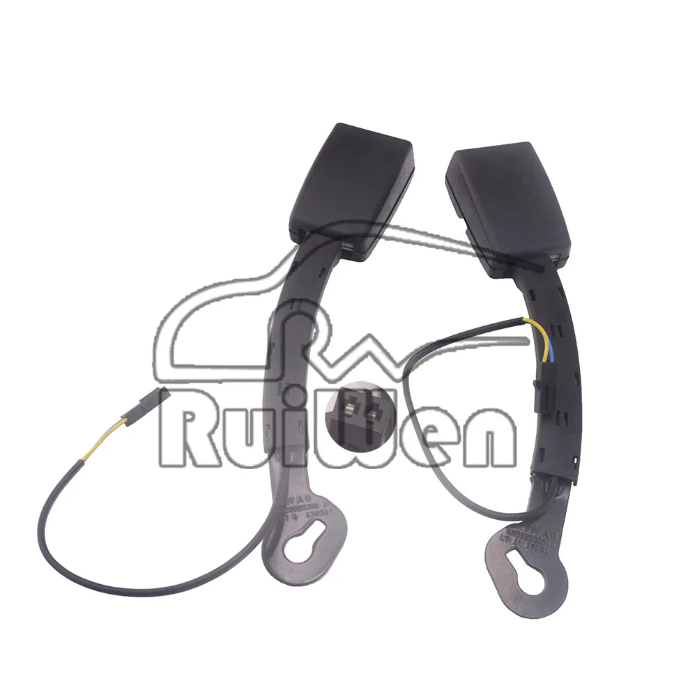 

New Right&Left Seat Belt Latch Buckle Padding Socket Plug Connector For VW Golf E-Golf 2013-2021 5GG857755 5GM857755D 5GG857756