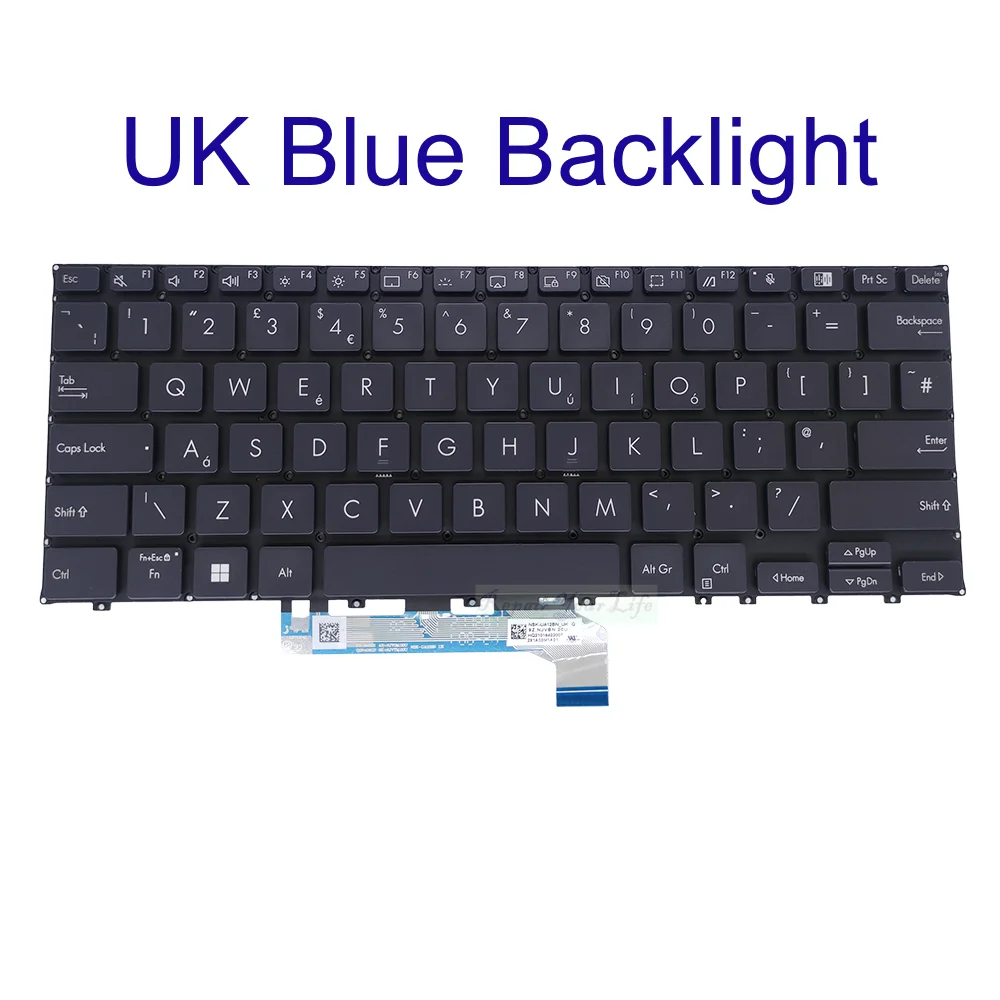 KR AR CH RU UK Italian Backlit Keyboard For Asus B5302 B5302F ExpertBook B5 Flip B5302FEA B5302FBA Arabic Korean Russian Chinese