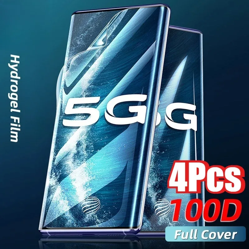 

4 шт. защитная пленка для водяного геля для Vivo Y39 Y29 Y04 Y19 Y300t Y200 гидрогелевая пленка с полным покрытием для Vivo T4 X200 V50 V40 Pro Ultra