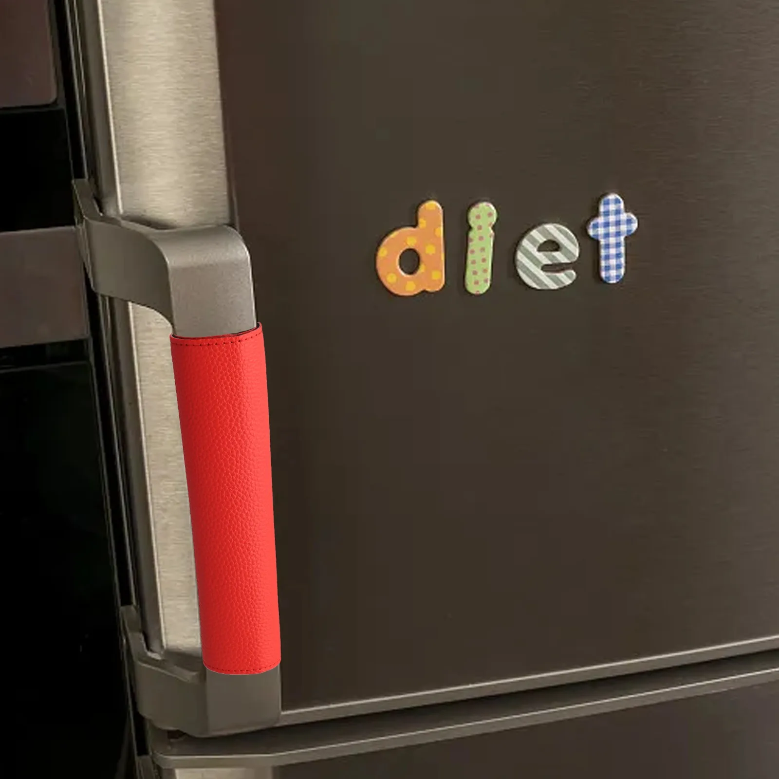 Kitchen Decor Sliding Door Handle Cover Washable Refrigerator Handle Covers Ball Brown Appliance Handle Protection