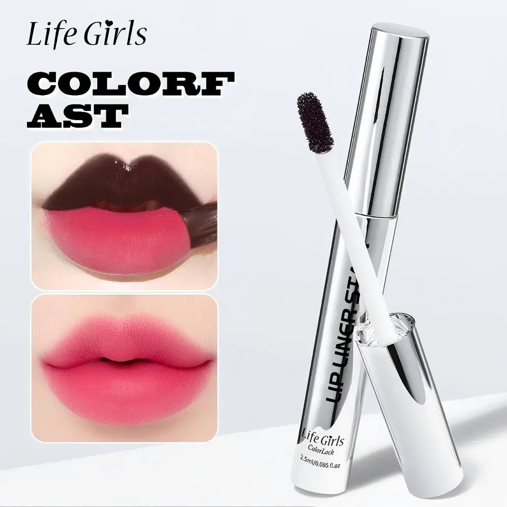 Life Girls Color Lock Lip Liner Lipgloss Peel-Off Lip Stain Waterdicht Langdurig en gemakkelijk aan te brengen Lipstick Lip Tint