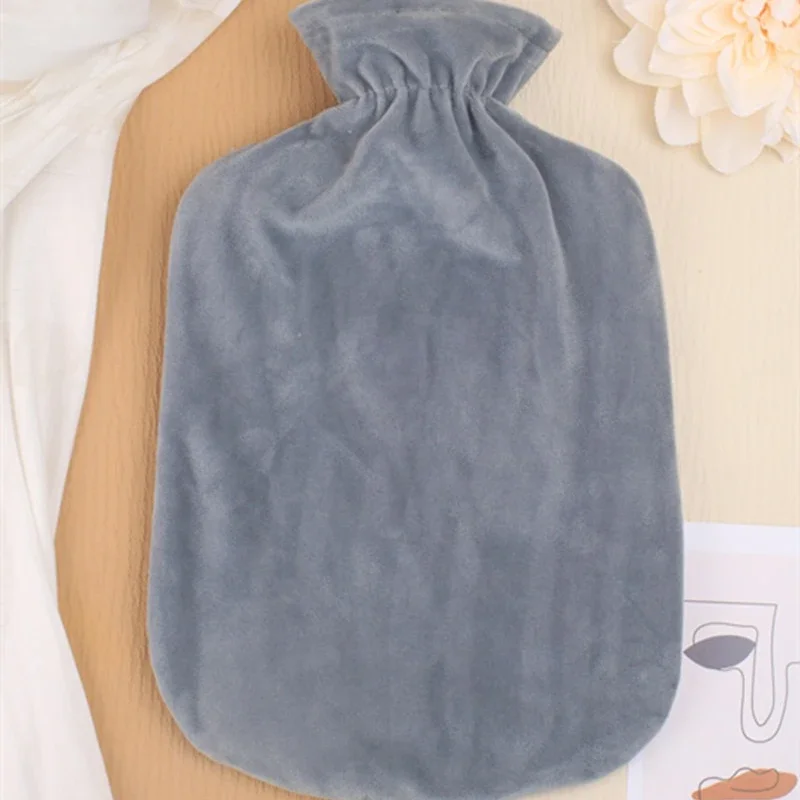 2L Hot Water Bag Plush Cartoon Solid Plush Hot Water Bottle Bag Hand Feet Warmer Winter Removable Portable Wholesale