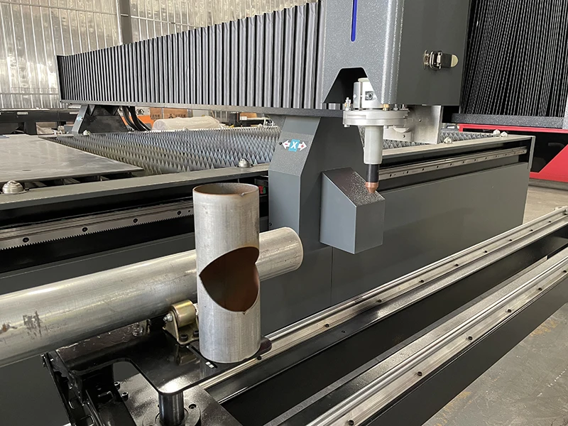 Deposit Price  Plasma Round Tube Cutting Machine and Fiber Laser Cutting Machine Suitable for Metal Aluminum Alloy Materials