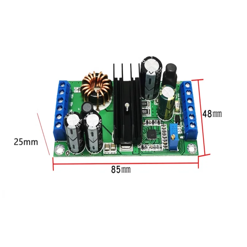 1pcs High-power LTC3780 automatic lift module 14A car computer voltage regulator power board 5-32V to 2-24V