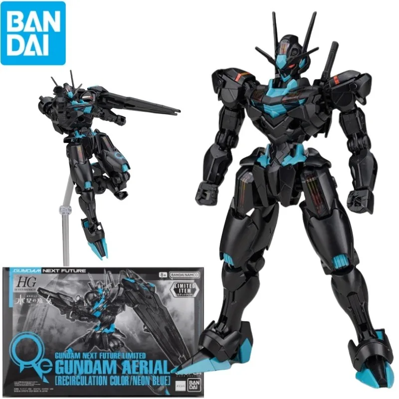 

Bandai in Stock Original Gundam HG 1/144 Anime Model GNF Limited Gundam AERIAL[RECIRCULATION COLOR/NEON BLUE] Action Figure Toy