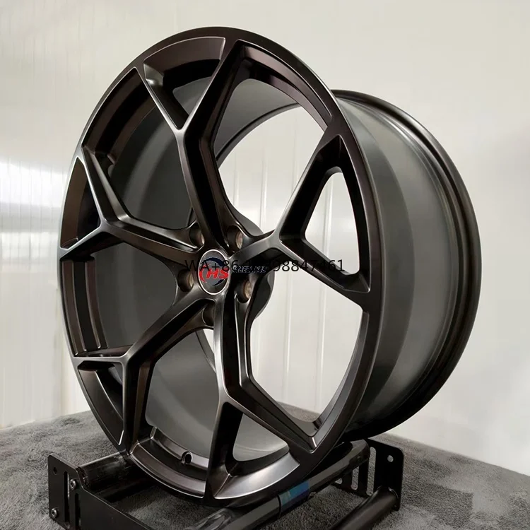 

Custom Monoblock Black Forged 5x112 Wheels 18 19 20 21 22Inch Rims Aluminum Alloy Passenger Car Wheels for Audi RS7 RS6 RS5 RS4