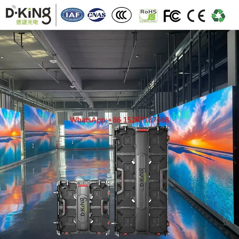 HD Stable LED Video Display Wall Standing Bracket Mount LED Display P3.91mm Outdoor 500*500mm