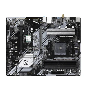 Asrock-B550 Phantom Tấm Gaming Mother, Chipset AMD B550, CPU AMD AM4, Ryzen 9 5950X R7 5700X, PCI-E 4.0.4xddr 12 Tấm bán hàng chính Asrock - №11