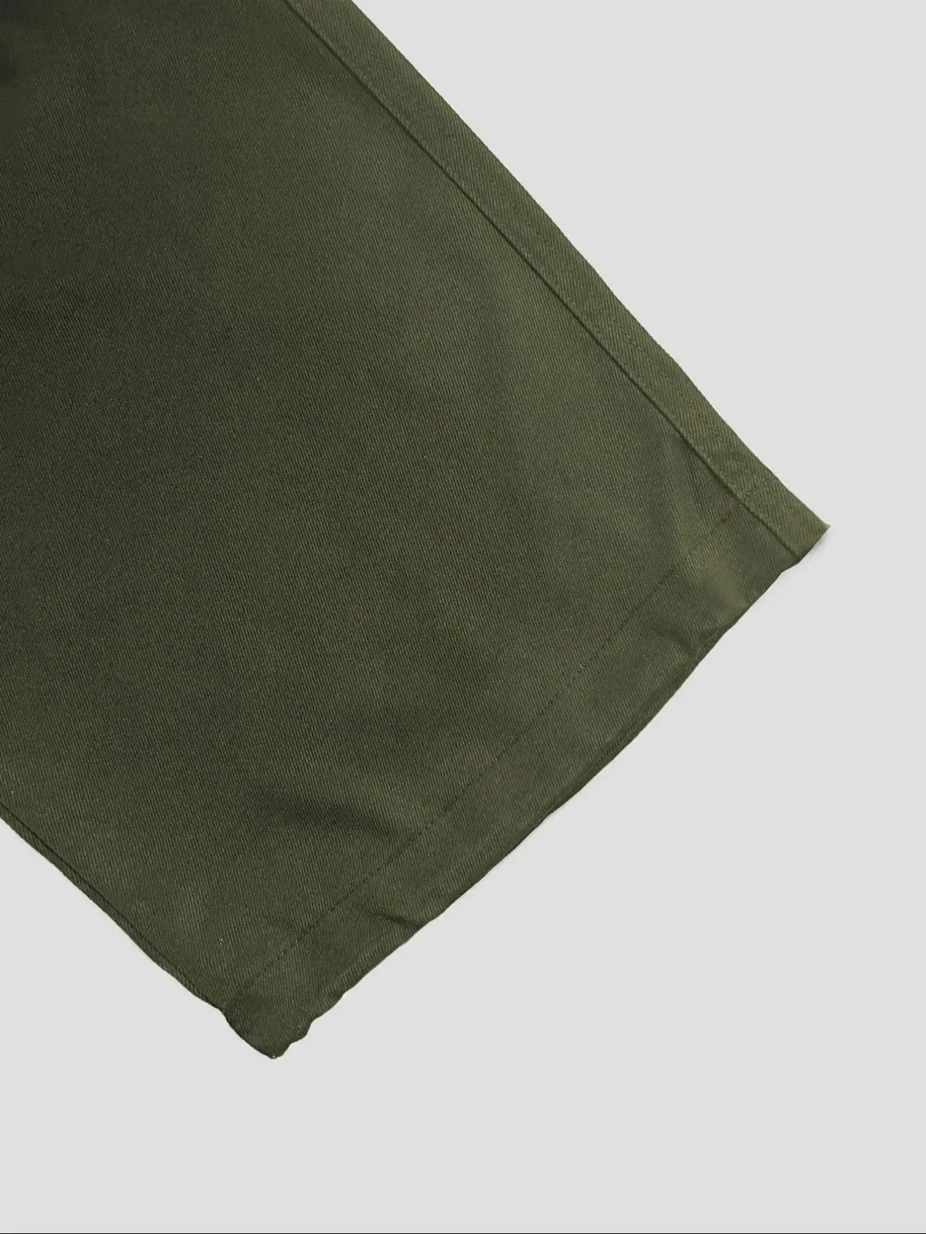 Herren Einfarbige Cargo-Hose mit Taschen und Kordelzug Regular Fit Lässige Modische Hose für den Alltag Herren-Unterteil – Detail 10
