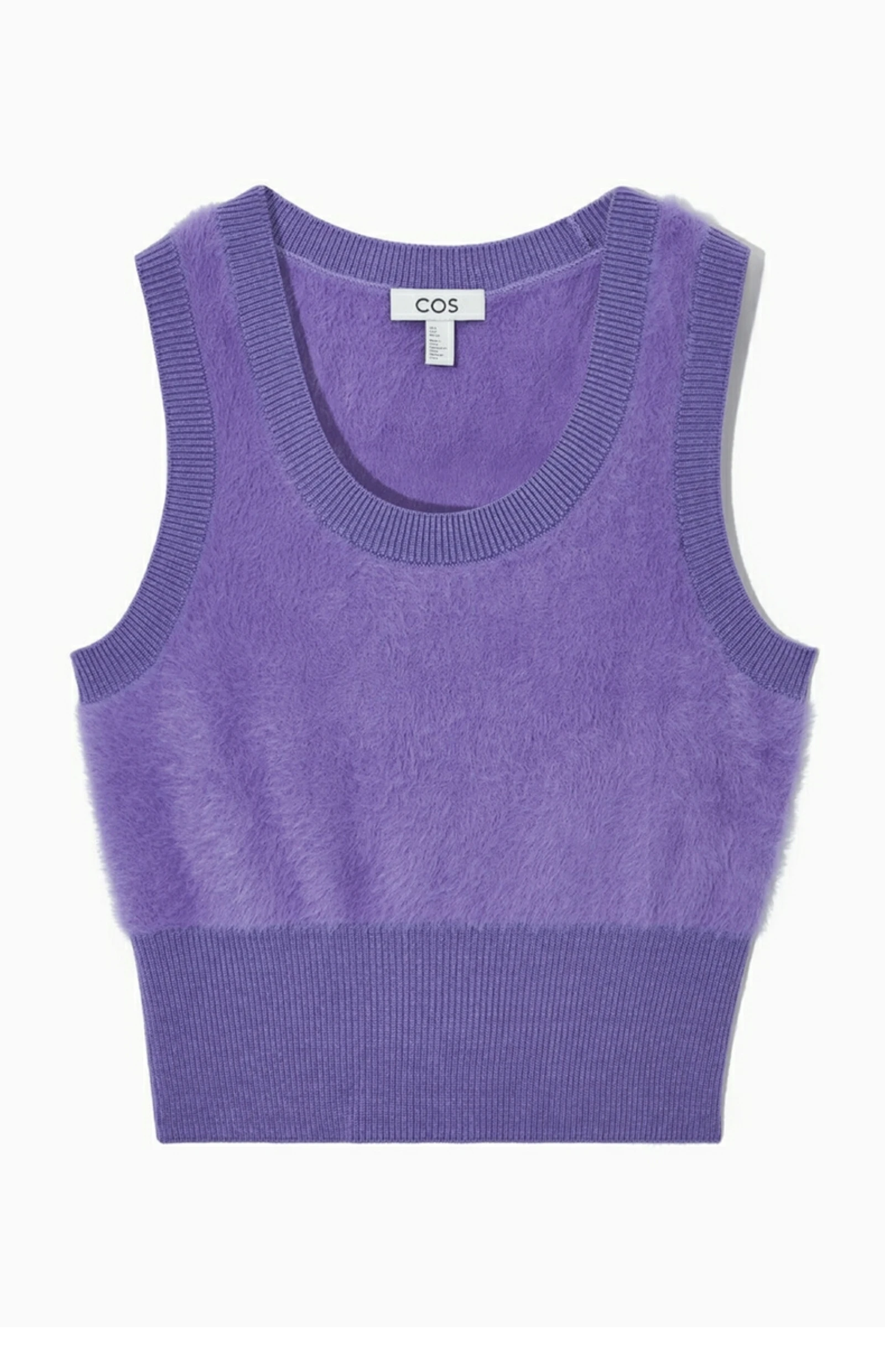 Ethereal MD 2025, потому что осенний новый стиль женской повседневной моды, короткий вязаный жилет в рубчик в стандартном стиле