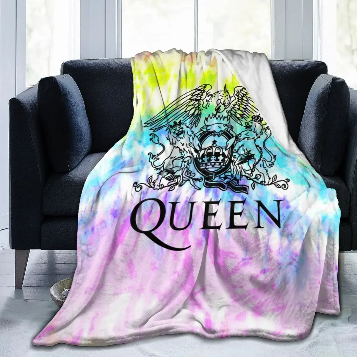 Freddie Mercury Queen-Rock-Band Ultra Soft Cozy Throw Lightweight MicroFleece Sofa All Season Living Room/Bedroom Warm Blanket