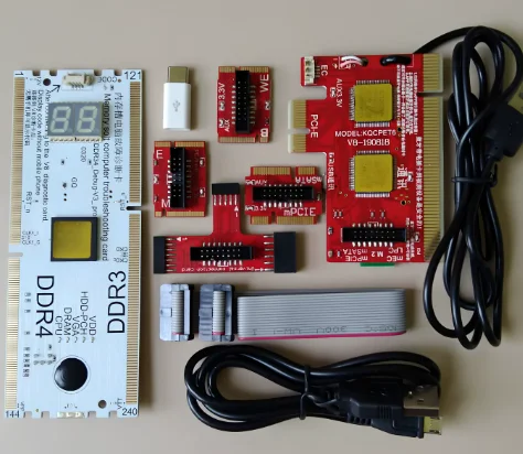 Computer main board diagnostic card debugging fault test card CPU memory graphics card detection tool Support USB socket