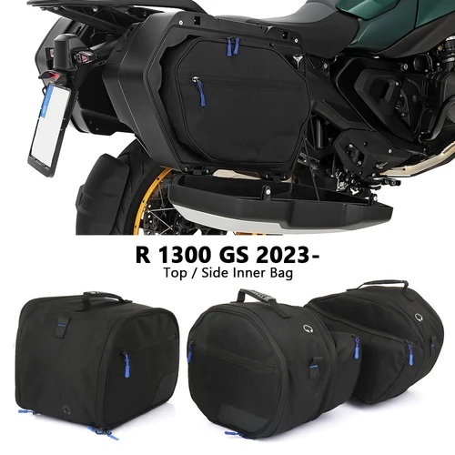 Imagen 1 del producto Para BMW R 1300 GS GS1300 R1300GS 2023 2024 2025 accesorios de motocicleta bolsa de equipaje negra alforja bolsas interiores para Topcase