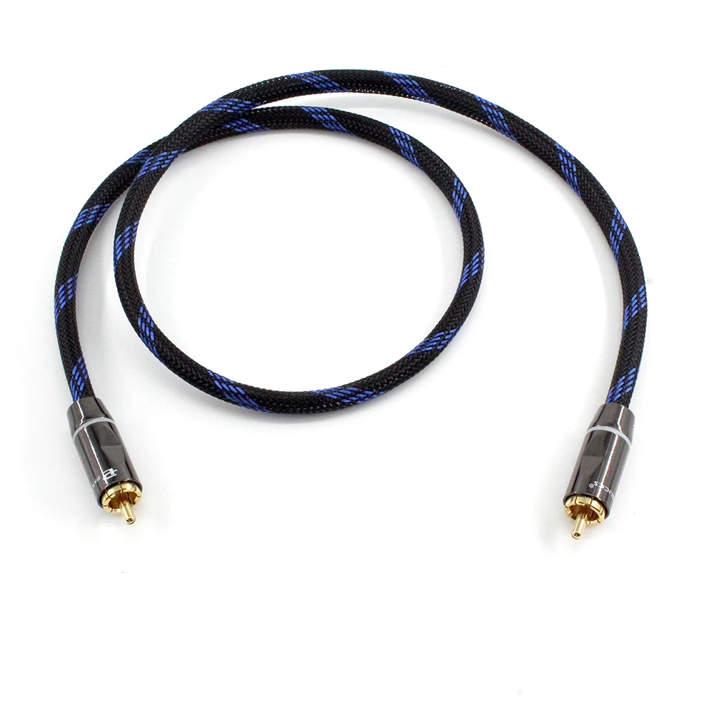 1PCS HIFI CANARE L-4E6S RCA To RCA Subwoofer Audio Cable 0.3m 0.5m 1m 1.5m 2m 3m 5M