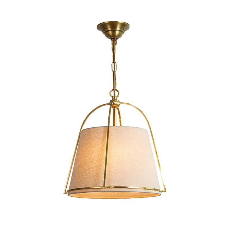 

American chandelier, simple bedroom dining room study aisle chandelier