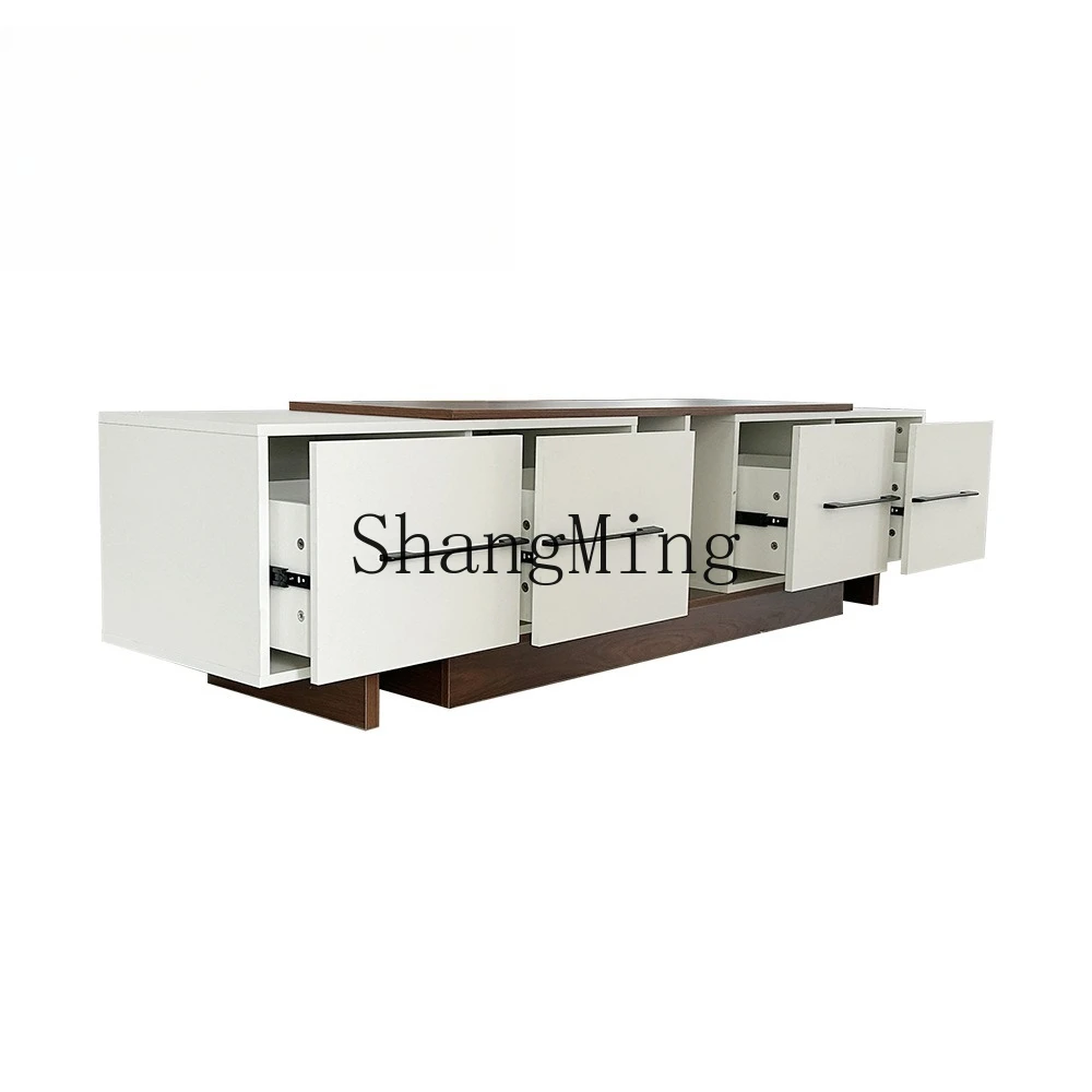 FG Modern Simple Floor TV Cabinet Simple TV Cabinet Household Lockable TV Cabinet