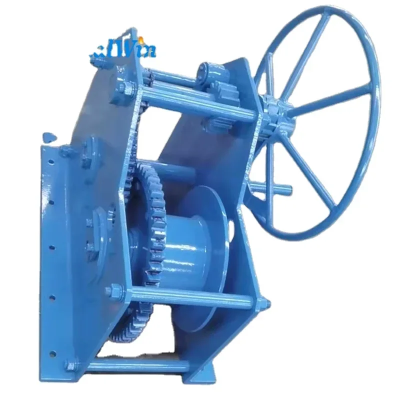 

Marine Ship Manual Mooring Drum Winches Seaport Boat Deck Wire Rope Hand Towing Winch 2Ton 3Ton 5Ton 8Ton 10Ton 40Ton