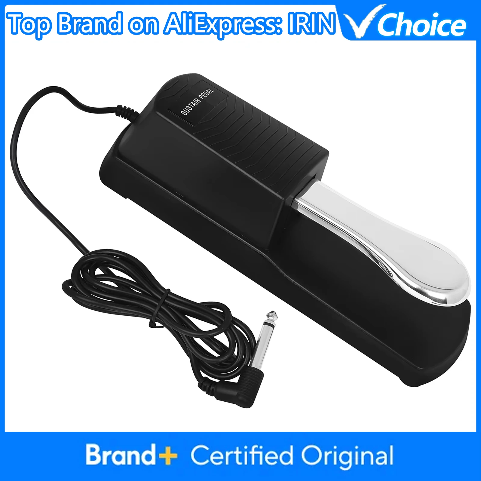 

Piano Sustain Pedal Anti-Slip Bottom Musical Instrument Footboard for Electronic Pianos Keyboards Accessories Sustain Pedal