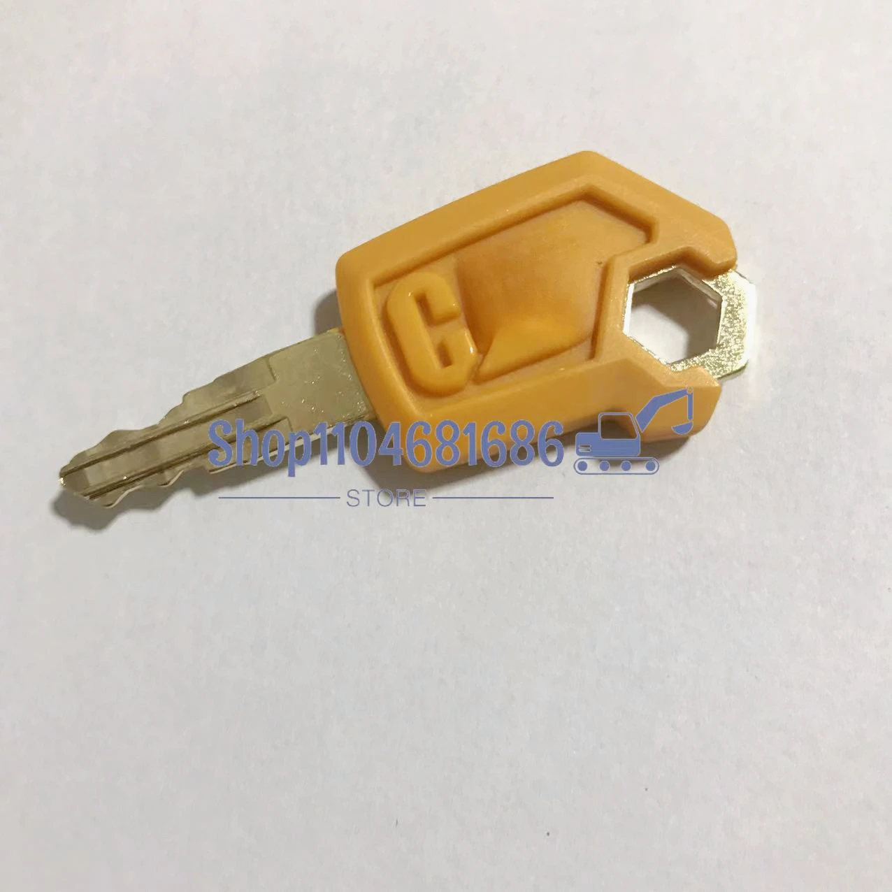 20 stuks 5P8500 voor Caterpilllars Graafmachine Sleutel Nieuwe Start Contactsleutel Geel CATE305.5 307 313 320D2GC