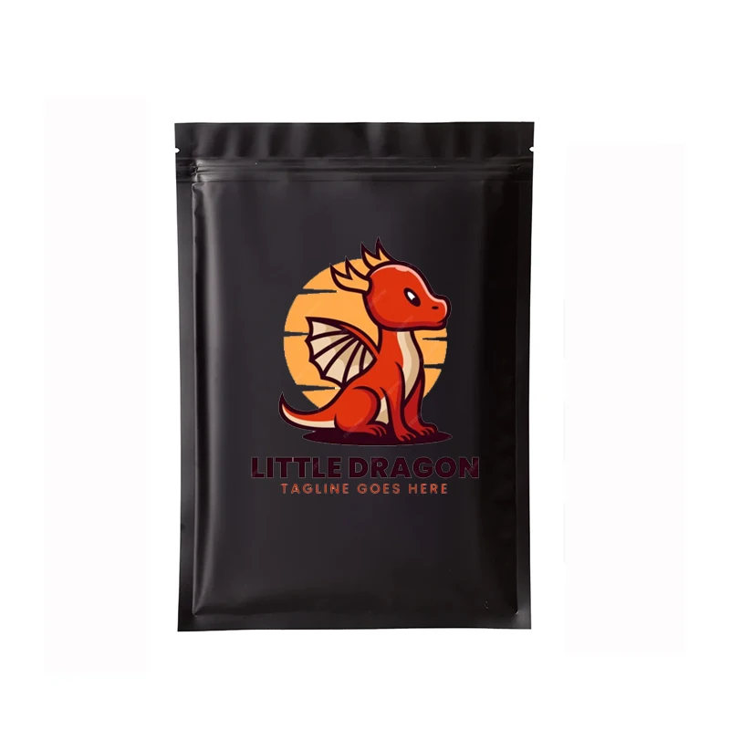 

Hot Sale Customized Printed Aluminum Foil Zipper Bag With Moisture Proof Tea Sugar Nut Gift Packaging Pouch