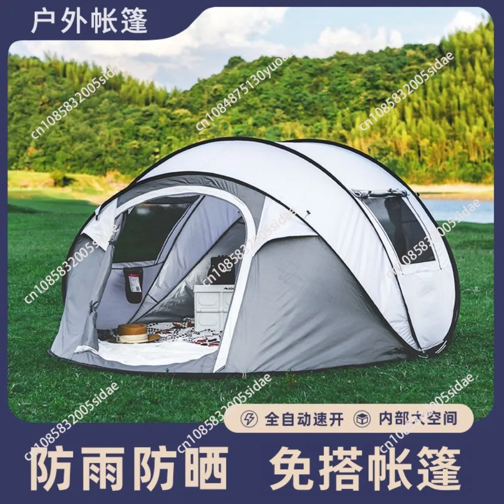 Camping Instant Tent, 2/4/6/8/10 Person Pop Up Tent, Water Resistant Dome Tent, Easy Setup for Camping Hiking and Outdoor