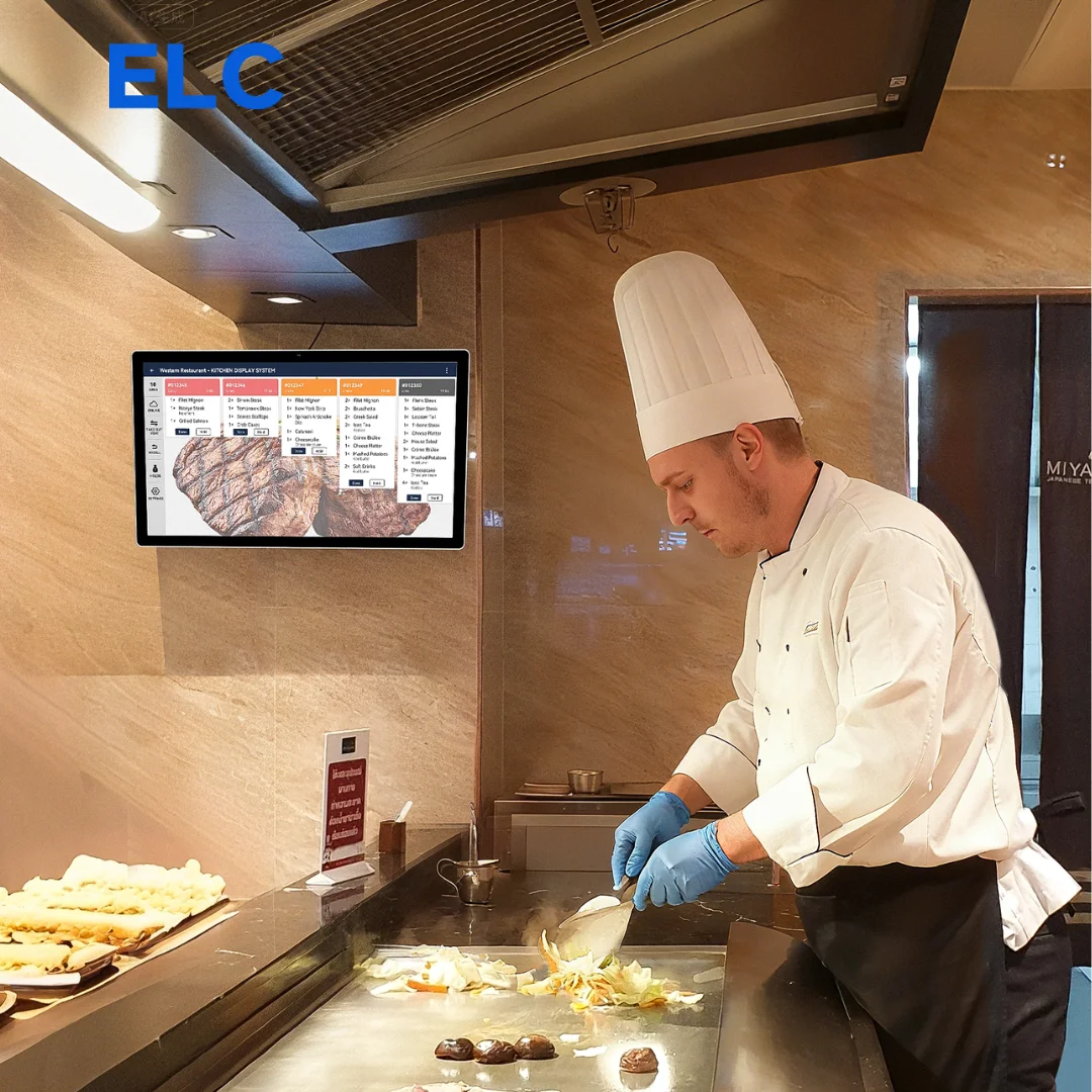 hit product21.5 Inch IP65 Waterproof Capacitive Touch Screen Industrial Panel OEM Kitchen Screen System Display