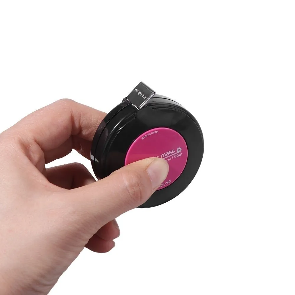 Fonction rétractable règle rétractable différentes couleurs 1.5 mètres règle à Double échelle ruban à mesurer à Double échelle