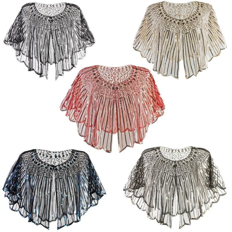 Ele Sequin مرحلة الأداء ثوب مسائي المرأة الجديدة خمر Sle الزفاف الدكتور مع awl للولائم الاسمية