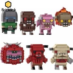 Bricklink MOC Ideas Game Doomed 1993 Action Figures Bricks Sets Cyberdemon Cacodemon Building Blcoks Kid Toys Halloween Gift