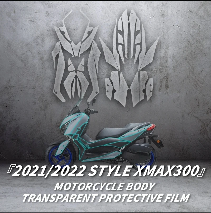 Used For YAMAHA XMAX300 2021 2022Years Bike Accessories TransparentScratch Proof Film Of Motorcycle FullPaint Protection Film