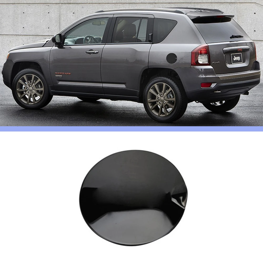 Filler Feul Tank Cap Decoration Trim Cover for Jeep Compass 2008 2009 2010 2011 2012 2013 2014 2015 2016 Car Exterior Accessory