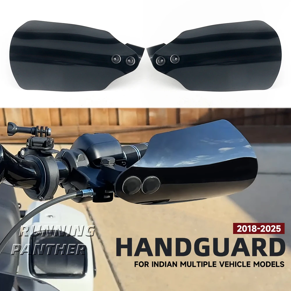 

For Indian Chief/Challenger 2020-2024 2025 Motorcycle Handguard Protectors - Universal Heavy Duty Hand Shield Cover Accessories