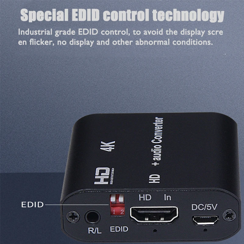 Audio Extractor 5.1ch Met Arc Edid Hdmi-Compatibel 1.4 4K 30Hz Splitter Naar R/L Optische coaxiale Voor Hdtv Monitor