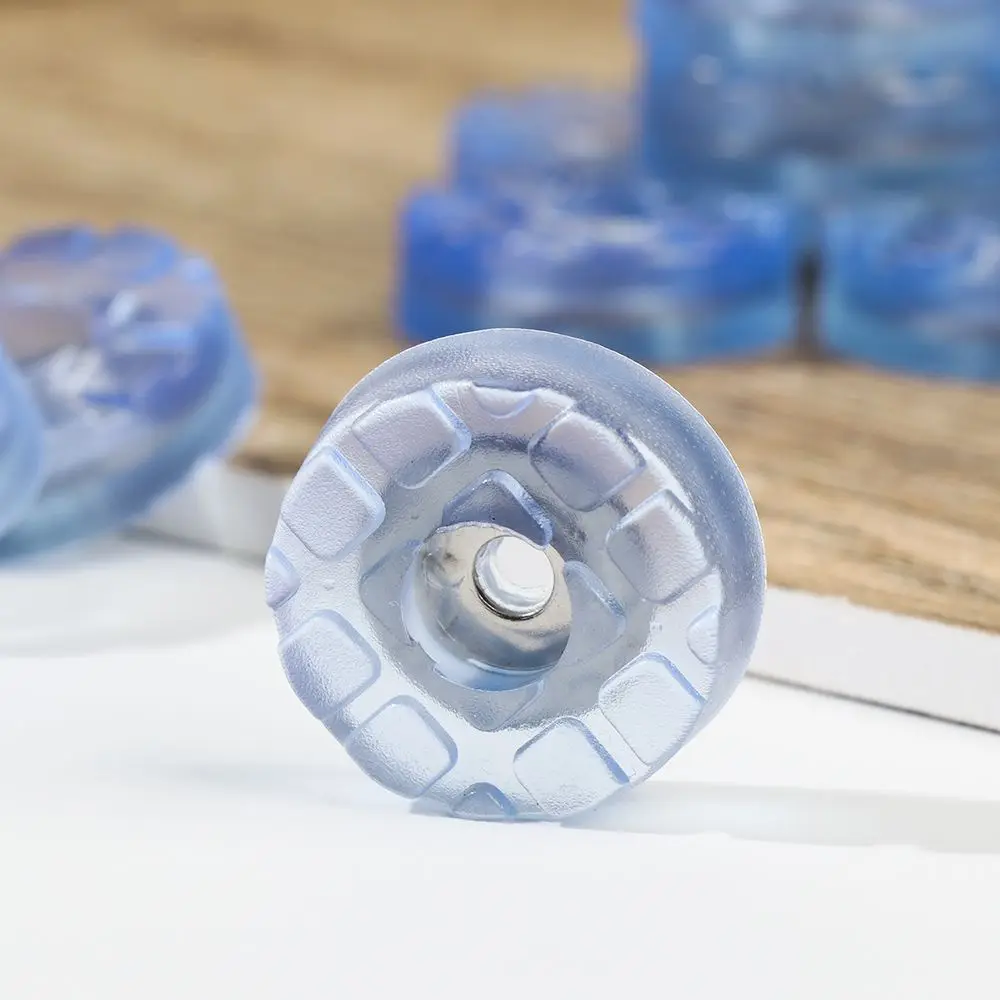 10ชิ้นเก้าอี้นุ่มใสขาโต๊ะด้านล่างกันลื่นป้องกันการลื่นไถลตัวป้องกันพื้นไม้กันเสียงรบกวนสกรูบนแผ่น