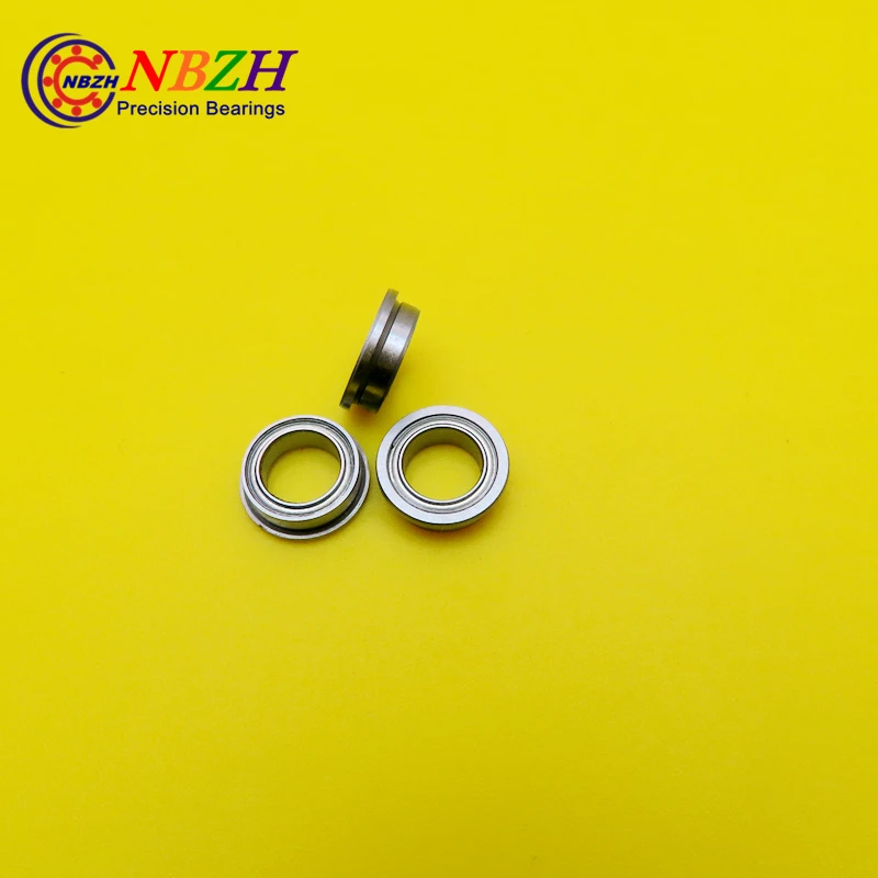 

NBZH Bearing20pcs High Quality ABEC-3 Z2V1 FR168ZZ Shielded Bearing Inch Series 1/4 x3/8 x1/8 Inch Mini Flanged Ball Bearings