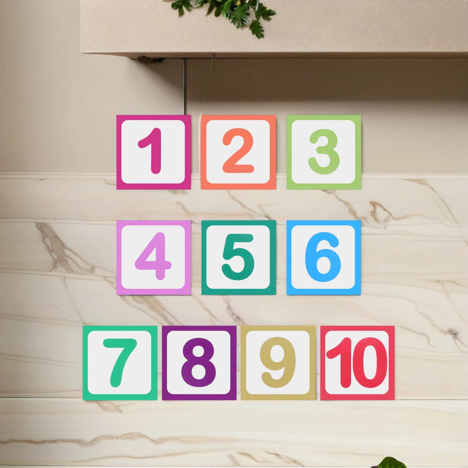 

Digital Game Floor Stickers Diy Decals Wall Decoration Cartoon for Classroom