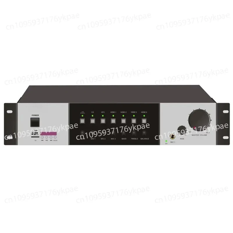 DA-4600 Outdoor Professional 4-Channel 1500W Class D Digital Metal Amplifier Sound System Monitor