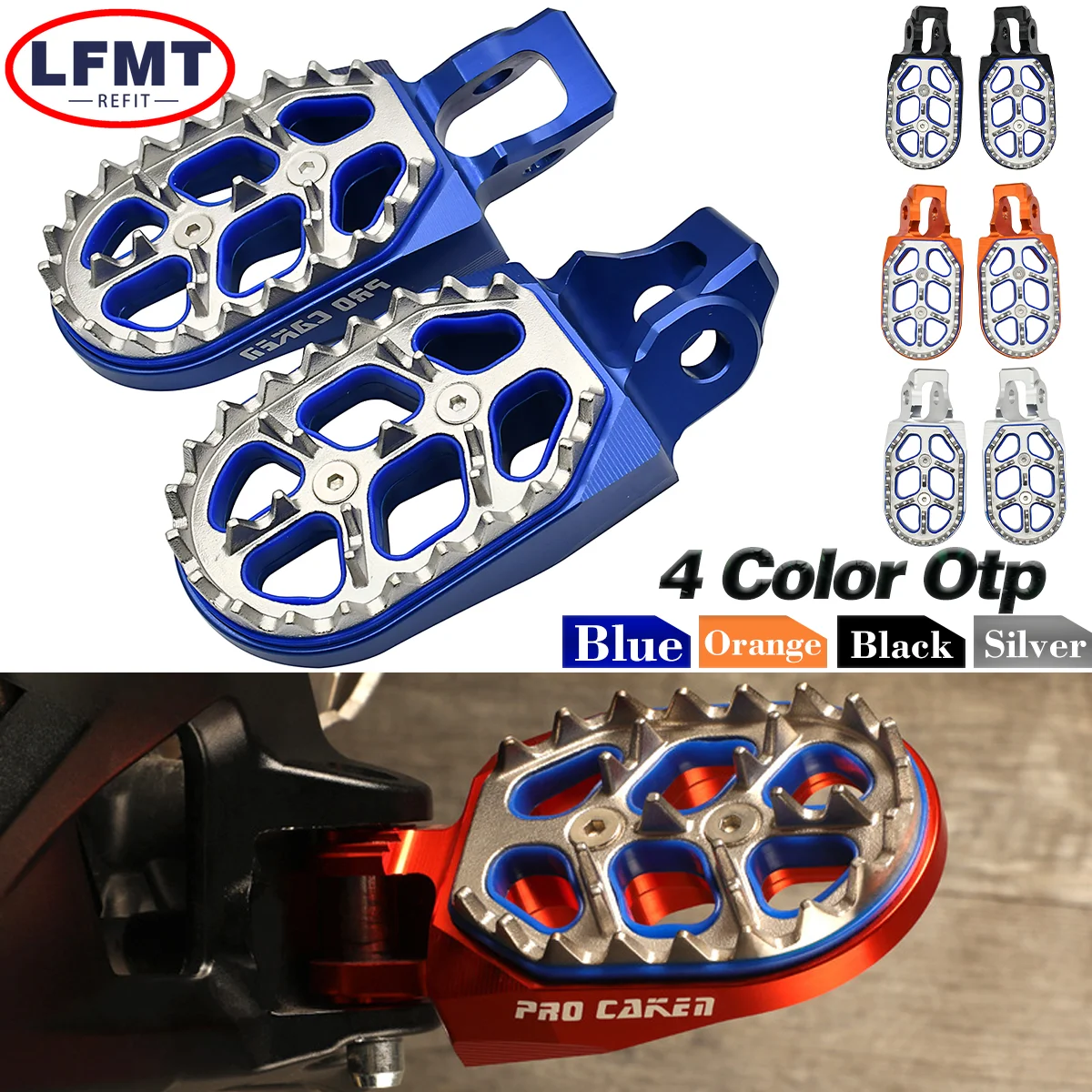 

Motocross Foot Pegs FootRest Footpegs Rests Pedals For KTM EXC EXC-F SX SX-F 85 125 150 200 250 300 350 450 500 Dirt Pit Bike