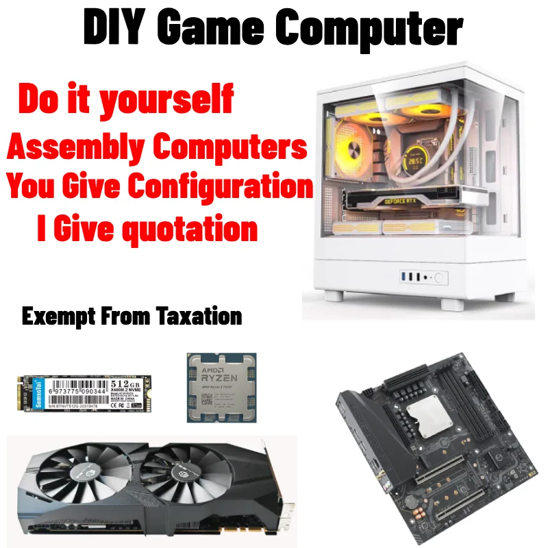 Diy Gaming Computer Desktop Computers  Pc  Boitier Pc