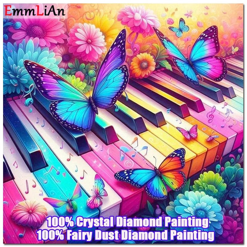 Full Crystal Diamond Painting Snail 5D Animal Fairy Dust Drill Butterfly Mosaic Embroidery Rhinestones Handmade Gift Home Decor