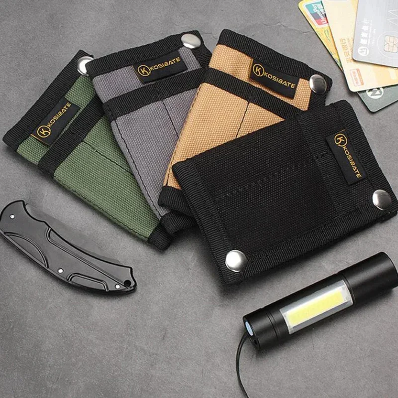 Outdoor Coin Purse Pettifoggery Tool Bag Folding Card Pocket Mini Wallets Multi-function EDC Receive Package
