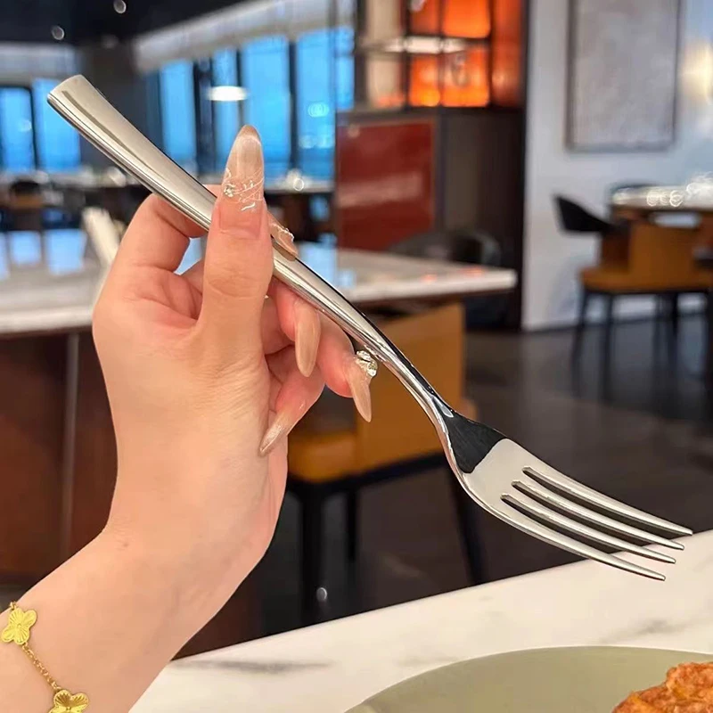 Hot Sale Stainless Steel Dinner Fork Long Handle Table Forks